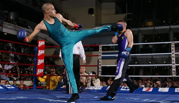 deux combattants de savate