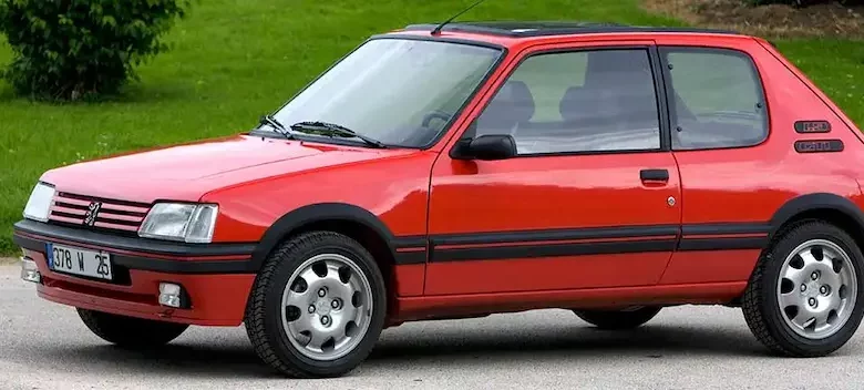 205 GTI rouge