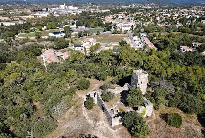 Salindres vu du ciel