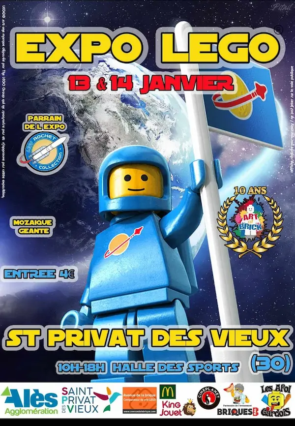 affiche exposition LEGO