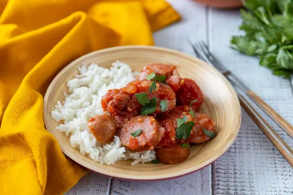 plat rougail et riz