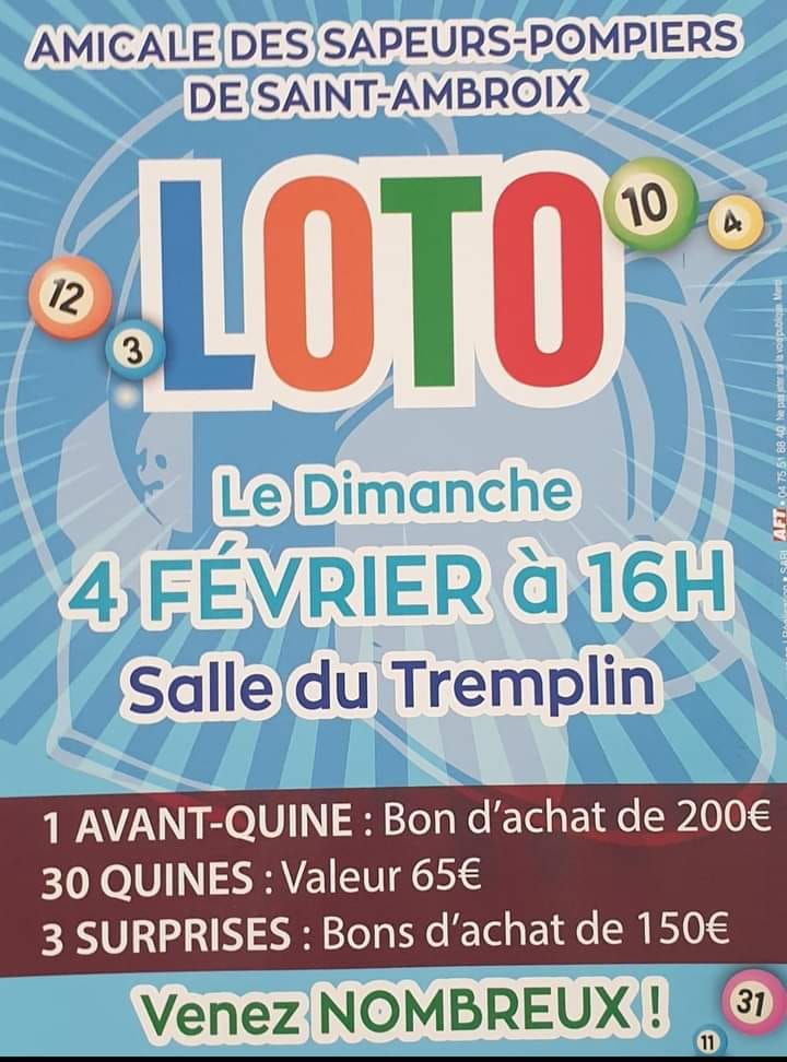 Loto Pompiers