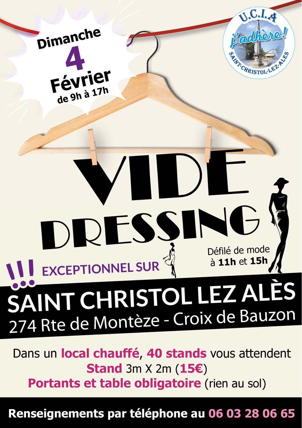 Vide Dressing UCIA St Christol lez Alès