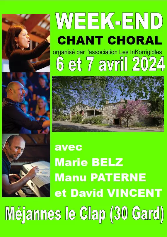 6-7 avril CHORALE mejannes le clap