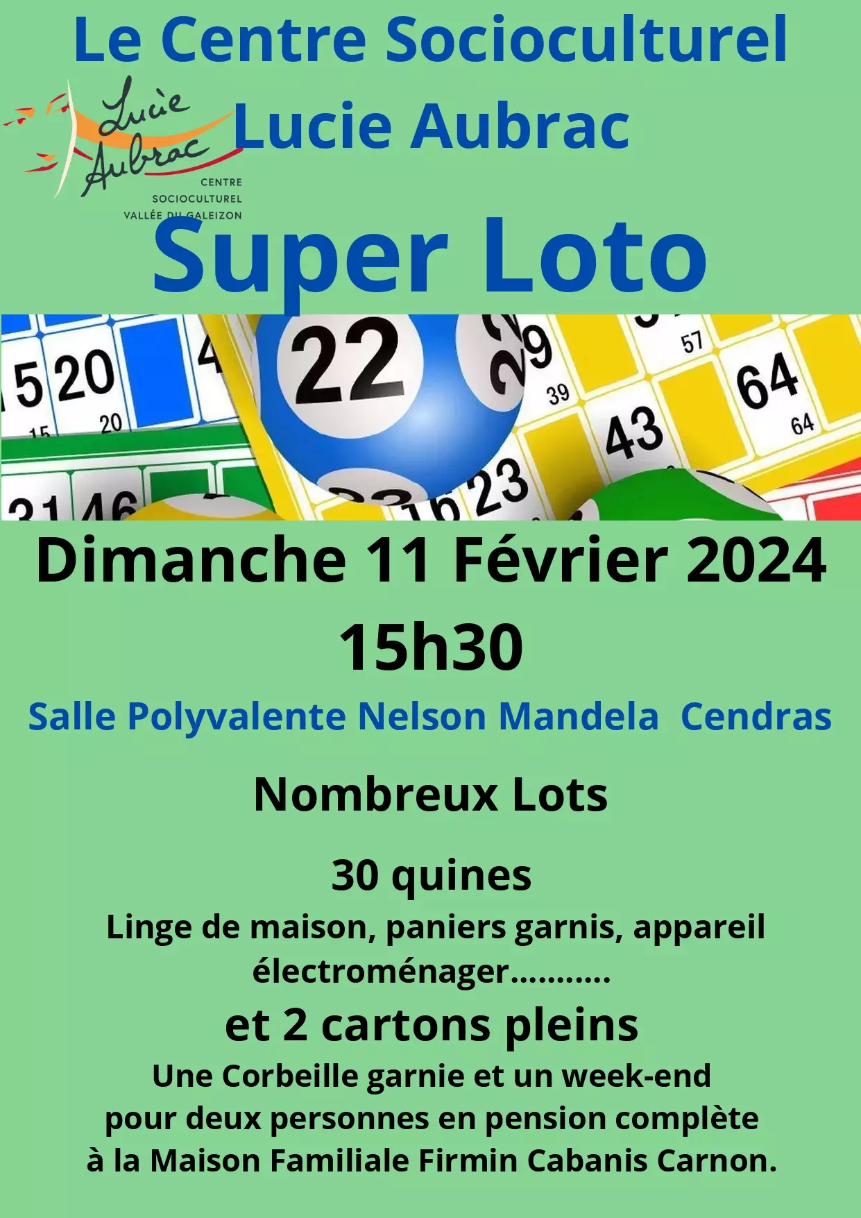 loto 11 FEV cednras