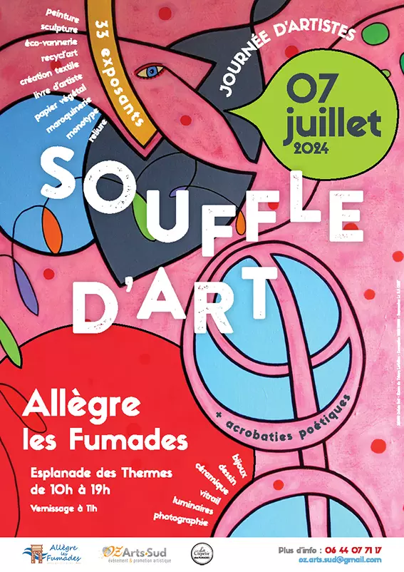 6-7 juillet SOUFFLE ART