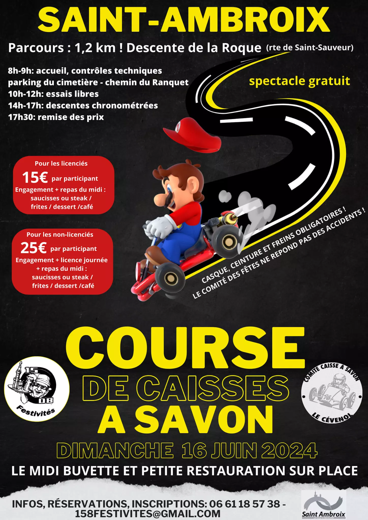 16 juin COURSE CAISSE st ambroix