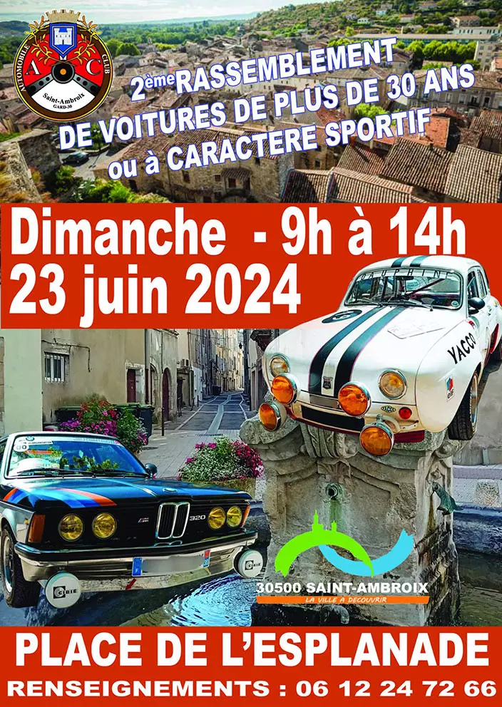 23 JUIN rassemblement auto ST AMBROIX