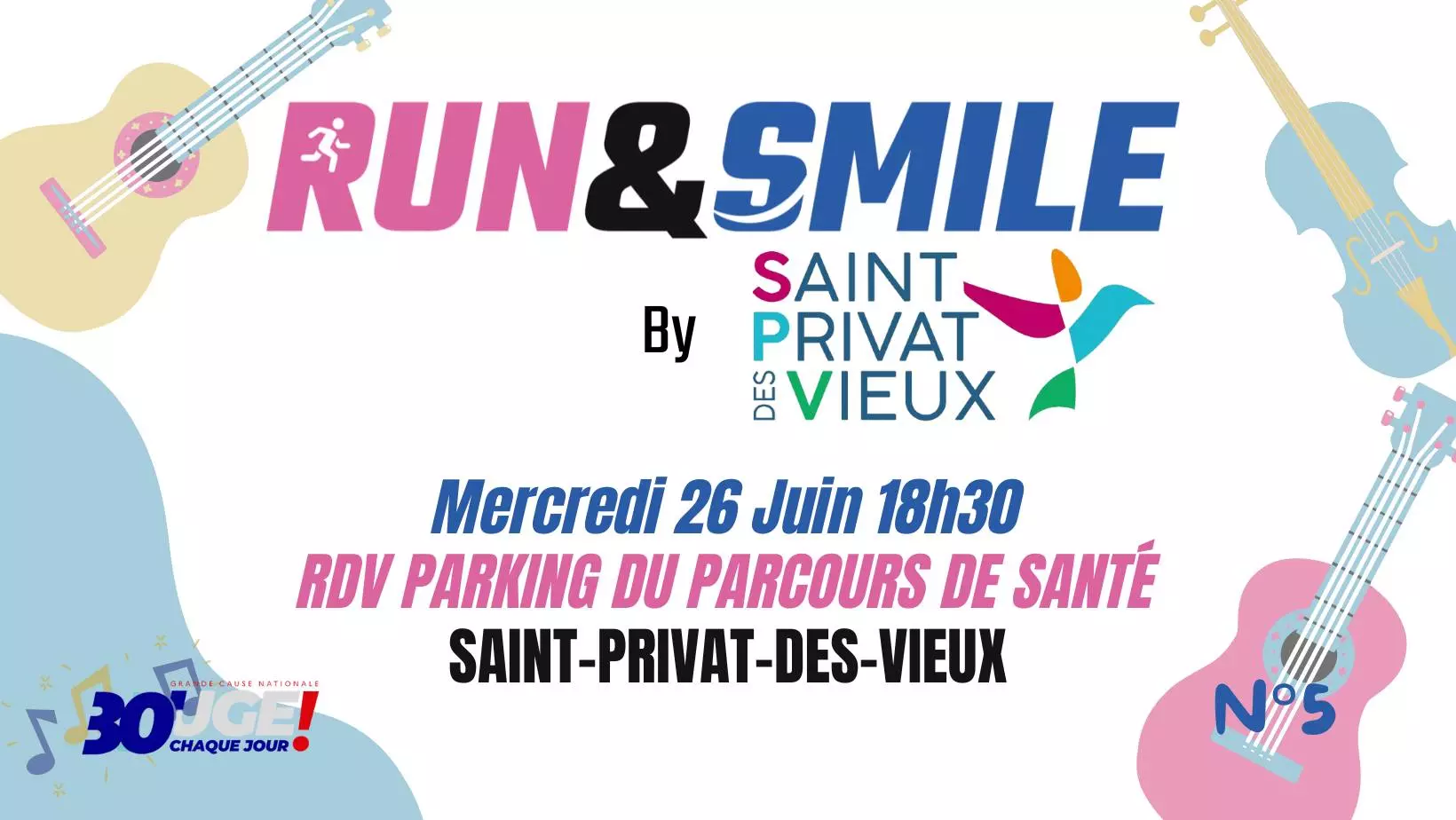 26 juin RUN AND SMILE st privat