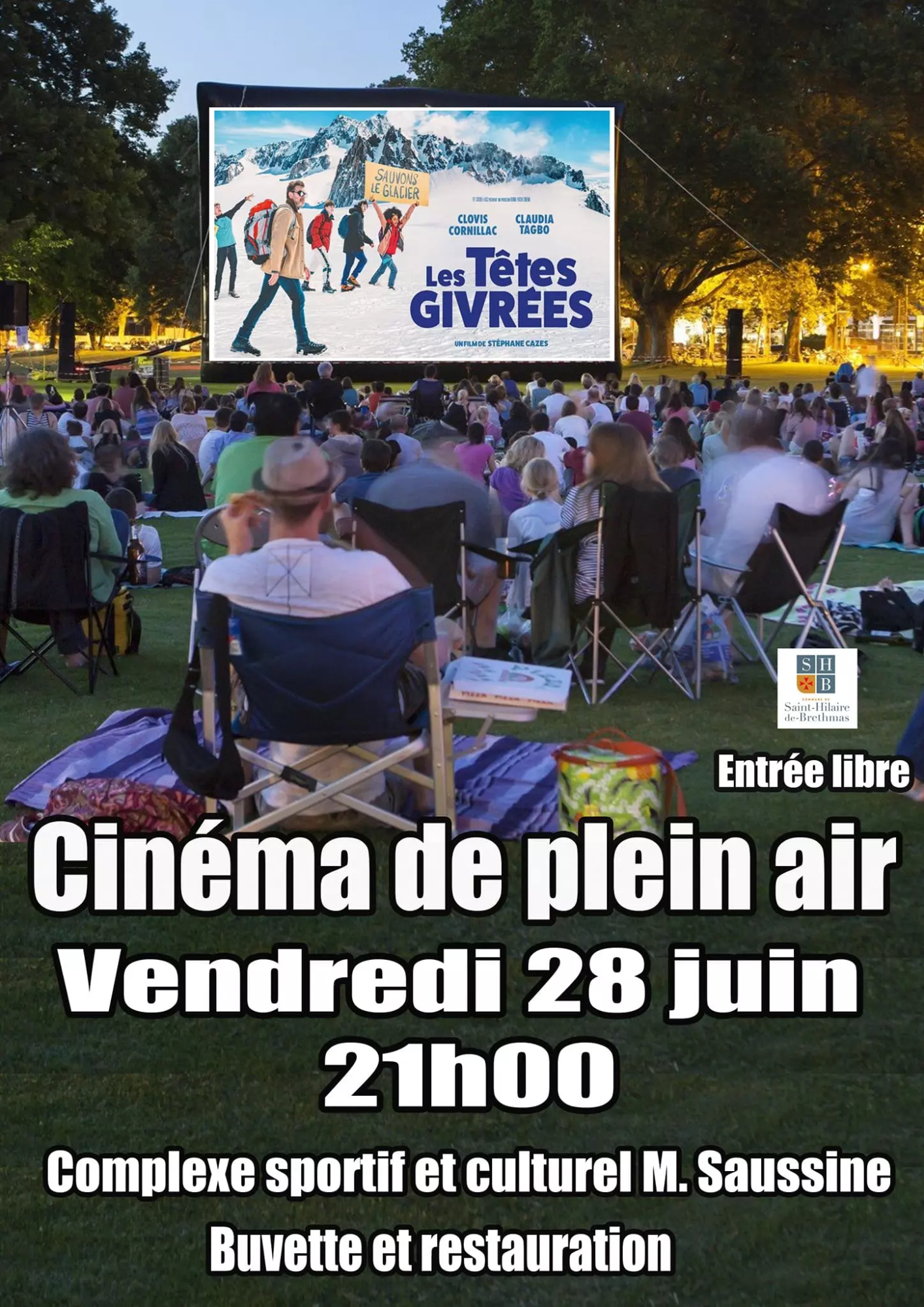 28 juin CINE PLEIN AIR st hilaire