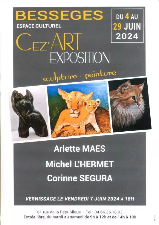 4-29 juin EXPO CEZ ART besseges